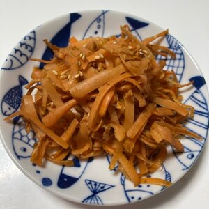 節約できて栄養も摂れる♪野菜の皮きんぴら